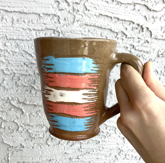 Trans pride mug