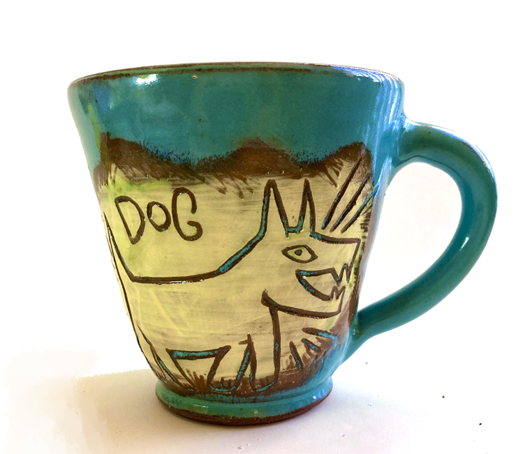 dog critter mug